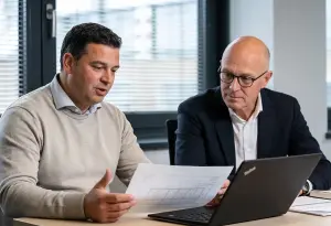 Directeur verdiept samen met de klant in de uitzendbranche